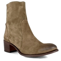 Chaussures Boots Femme ALIWELL  Alias Cuir Velours Fango