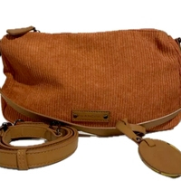 Sac Besace en synth-velours femme FRANCINEL -Orange