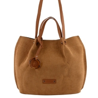 Sac port main en synyh Velours femme FRANCINEL camel