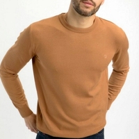 Pull homme ML col rond Benson & Cherry FOBORON Beige